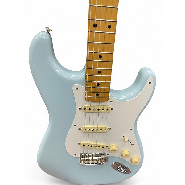 Used Fender Vintera 50s Stratocaster Daphne Blue Solid Body Electric Guitar