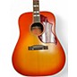 Used Epiphone Hummingbird 2 Tone Sunburst Acoustic Guitar
