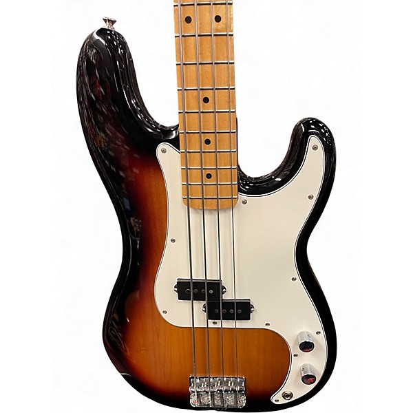 Used Fender Player Precision Bass 2 Color Sunburst Electric Bass Guitar