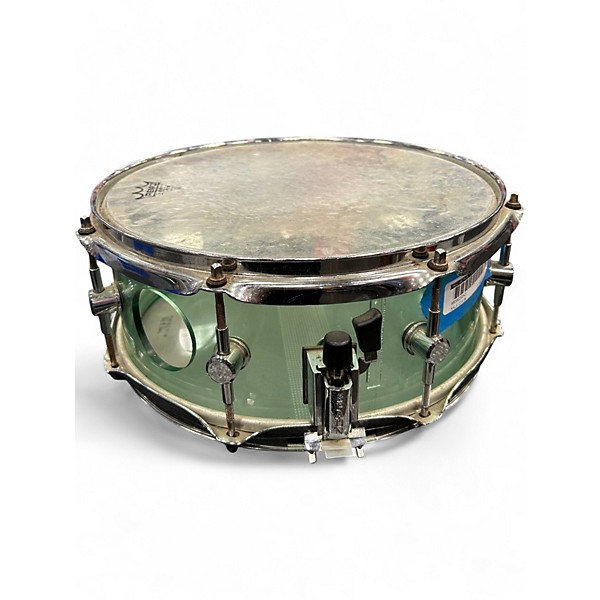 Used Spaun 13in Vented Coke Bottle Acrylic Cyan Drum