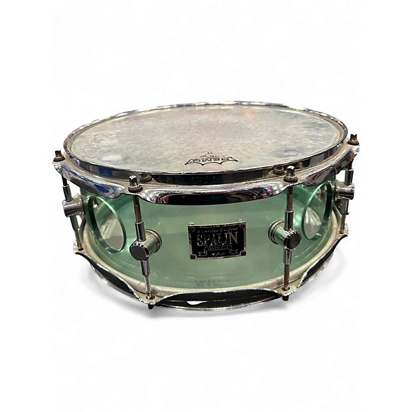 Used Spaun 13in Vented Coke Bottle Acrylic Cyan Drum