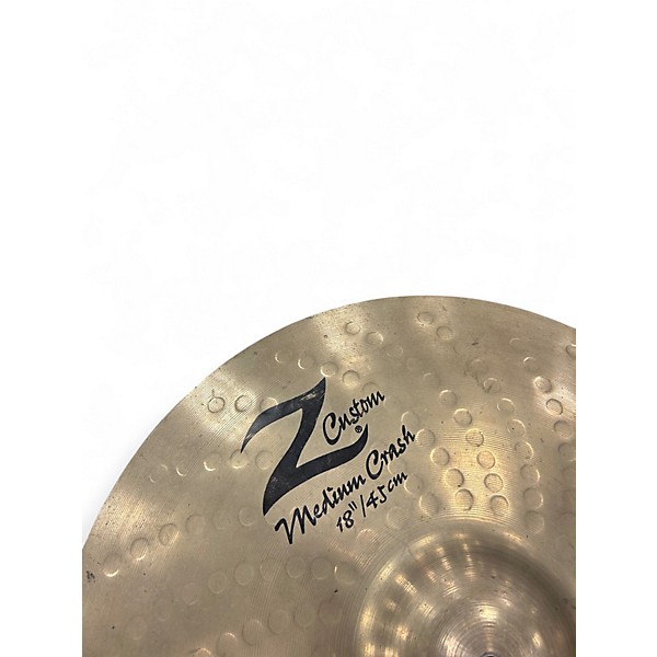 Used Zildjian 18in Z Custom Medium Crash Cymbal