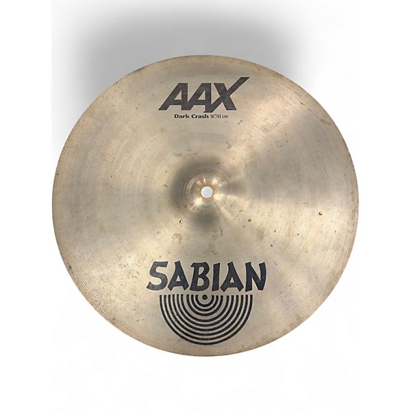 Used SABIAN 16in AAX Series Dark Crash Cymbal