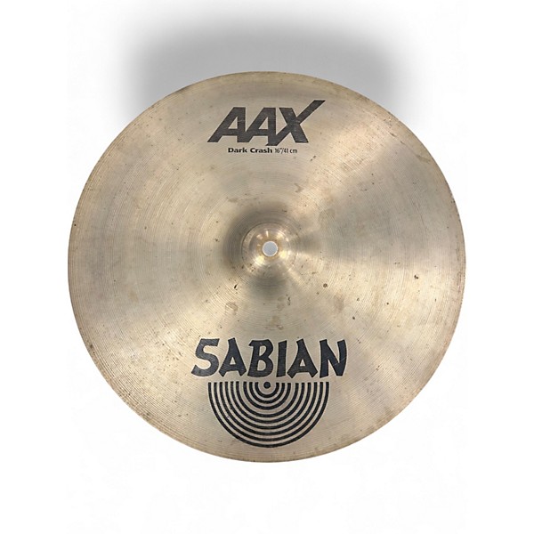 Used SABIAN 16in AAX Series Dark Crash Cymbal