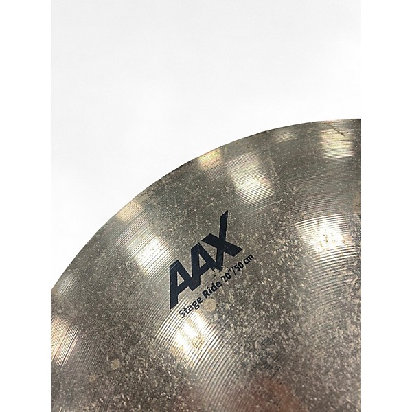 Used SABIAN 20in AAX Stage Ride Cymbal