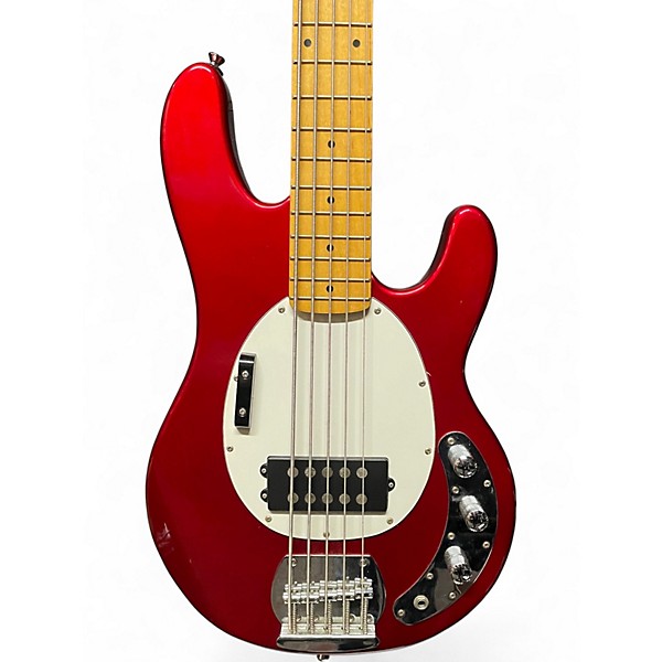 Used Jay Turser JTB445 Candy Apple Red Electric Bass Guitar