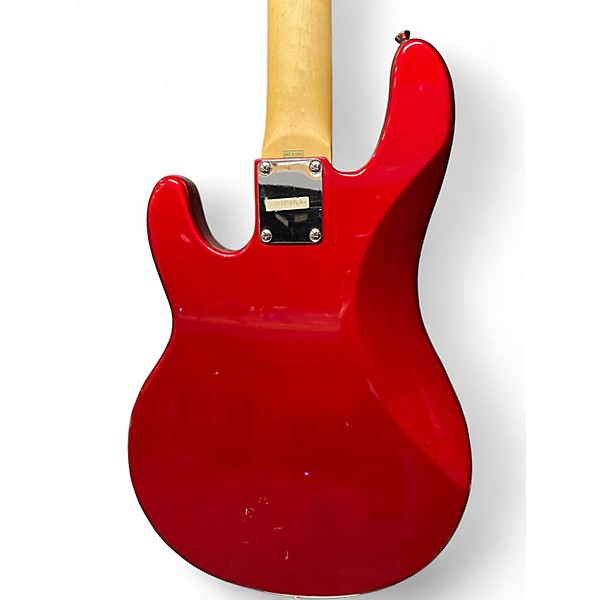 Used Jay Turser JTB445 Candy Apple Red Electric Bass Guitar