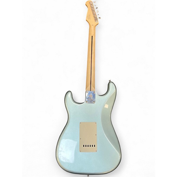 Used Donner SEEKER Silver Sparkle Solid Body Electric Guitar