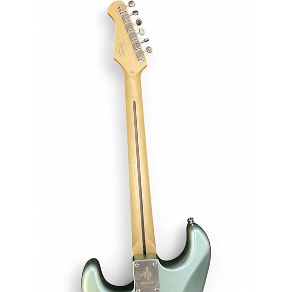 Used Donner SEEKER Silver Sparkle Solid Body Electric Guitar