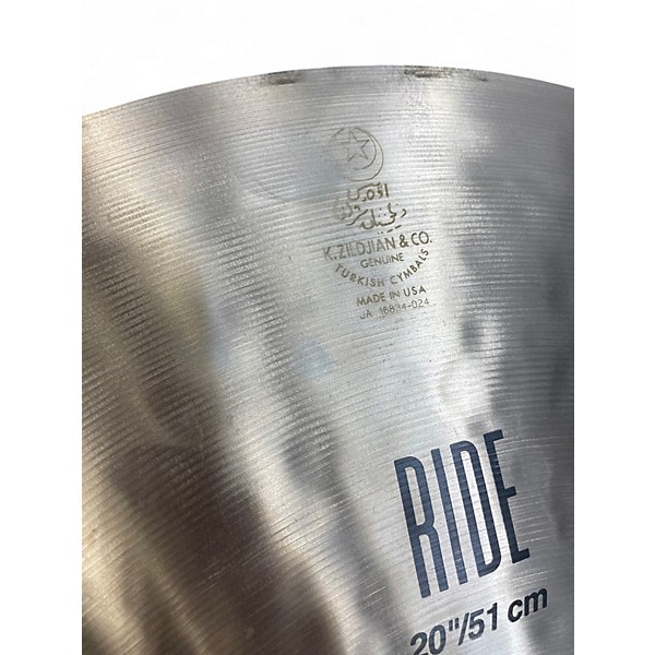 Used Zildjian 20in K Ride Cymbal