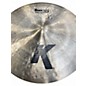 Used Zildjian 16in K Medium Dark Thin Crash Cymbal