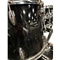 Used Accent By Ludwig 4 Piece 4 Piece Shell Pack Black Drum Kit