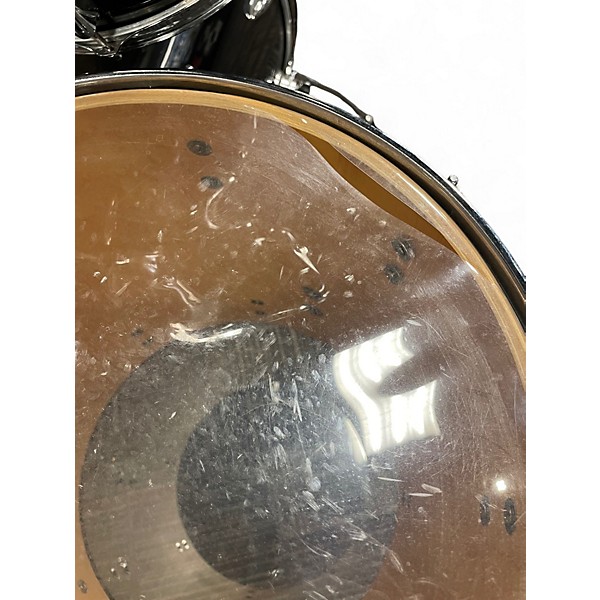 Used Accent By Ludwig 4 Piece 4 Piece Shell Pack Black Drum Kit