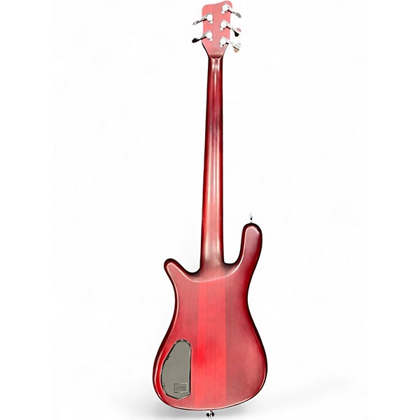 Used RockBass by Warwick STREAMER NT Trans Red Electric Bass Guitar