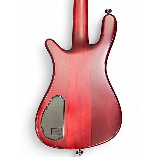 Used RockBass by Warwick STREAMER NT Trans Red Electric Bass Guitar