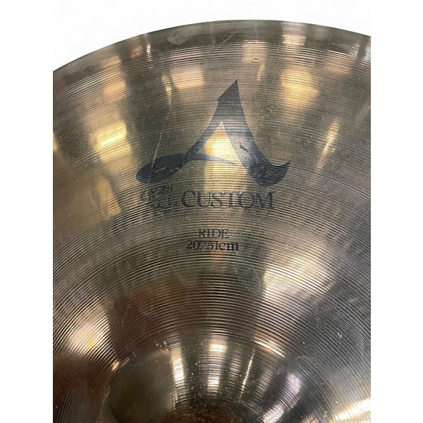 Used Zildjian 20in A Custom Ride Cymbal