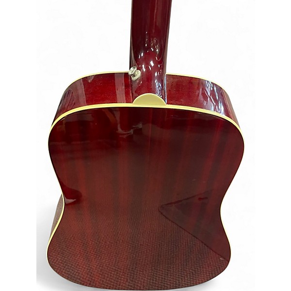 Used Epiphone Hummingbird 2 Color Sunburst Acoustic Guitar