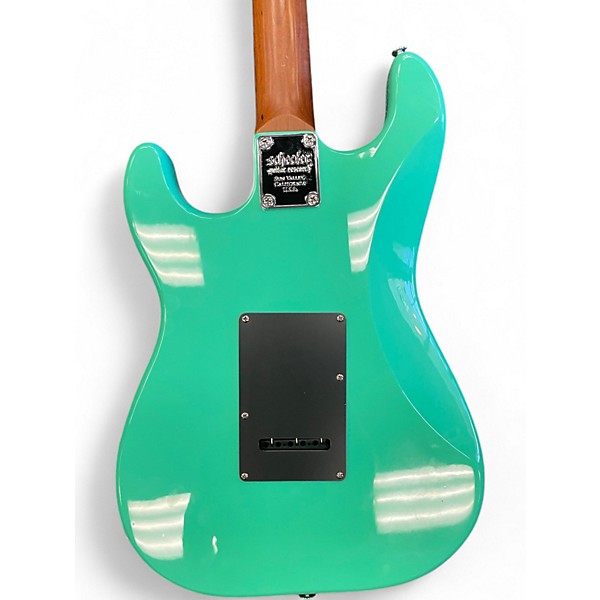 Used Schecter Guitar Research Nick Johnston Traditional HSS Atomic Green Solid Body Electric Guitar