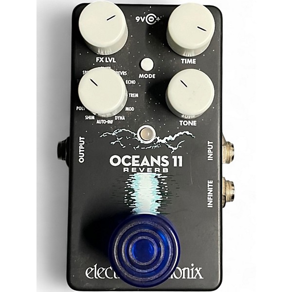 Used Electro-Harmonix Oceans 11 Reverb Effect Pedal