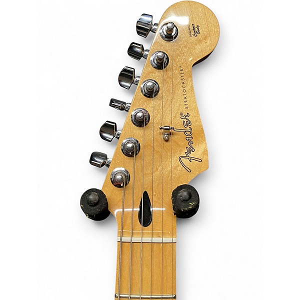 Used Fender 75th Anniversary Player Stratocaster Black Solid Body Electric Guitar