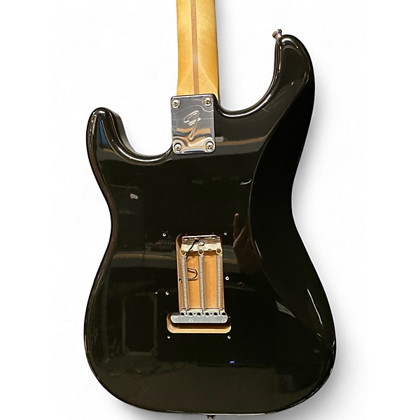 Used Fender 75th Anniversary Player Stratocaster Black Solid Body Electric Guitar