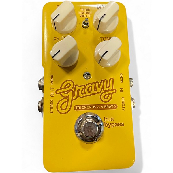 Used TC Electronic Gravy Tri Chorus And Vibrato Effect Pedal