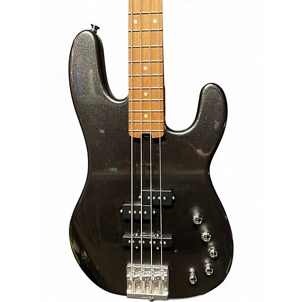 Used Charvel Pro Mod San Dimas PJIV Metallic Black Electric Bass Guitar