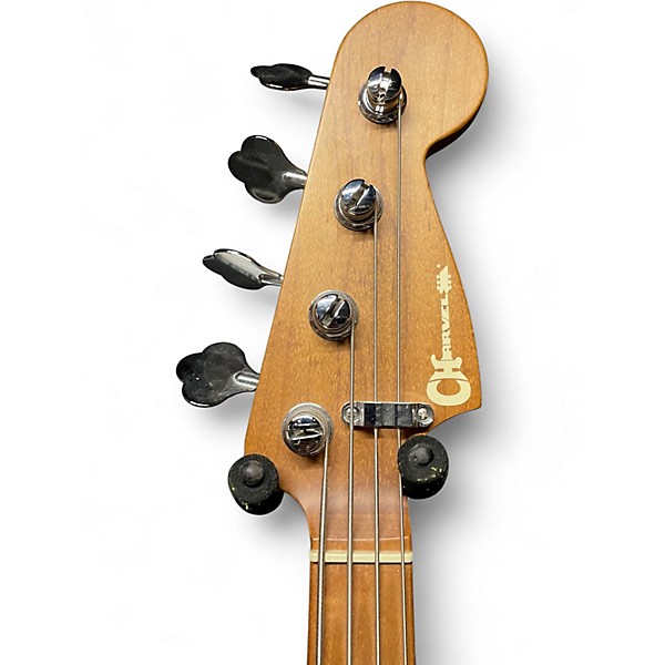 Used Charvel Pro Mod San Dimas PJIV Metallic Black Electric Bass Guitar