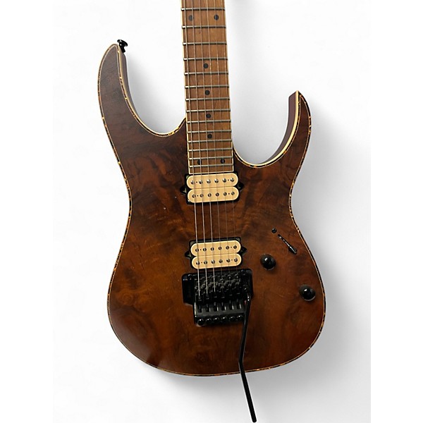 Used Ibanez RGEW520MCW Natural Walnut Solid Body Electric Guitar