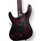 Used Schecter Guitar Research Hellraiser C1 Floyd Rose Trans Purple Solid Body Electric Guitar