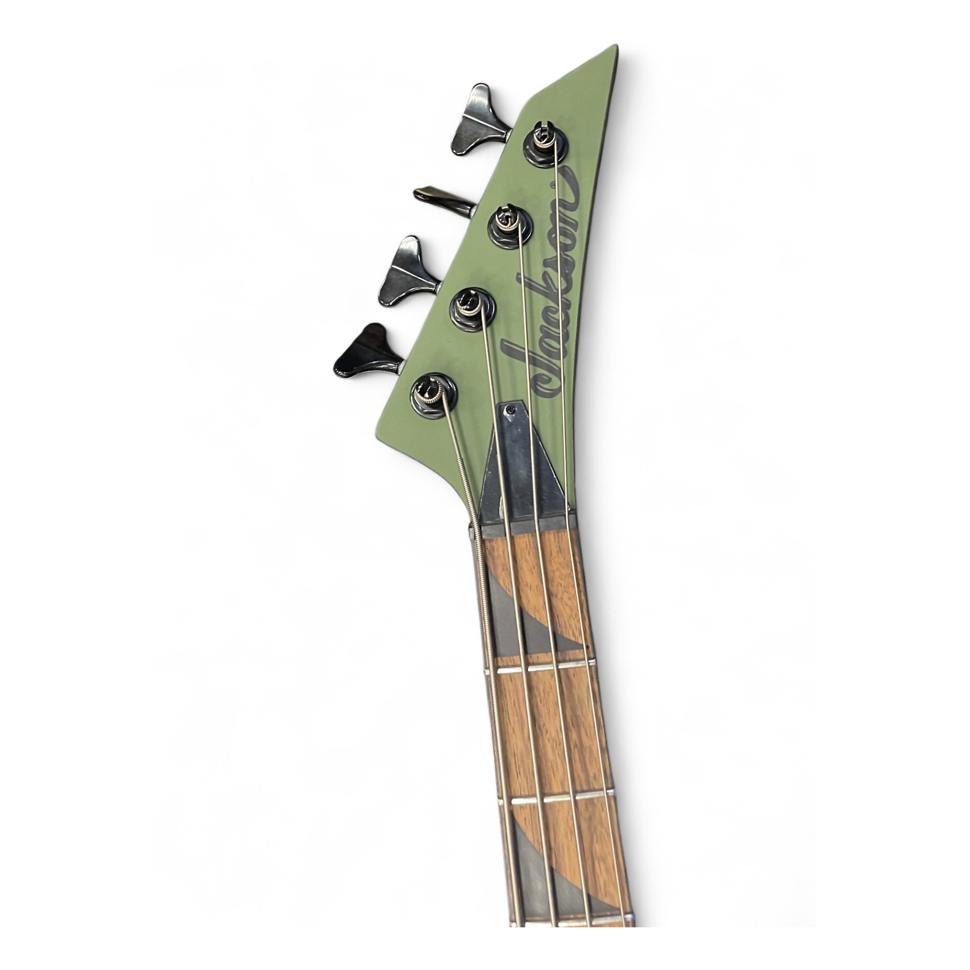 Used Jackson Concert CBXNT DX IV Army Green Electric Bass Guitar