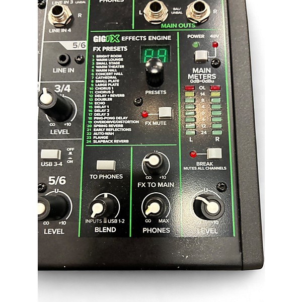 Used Mackie ProFX6V3 Unpowered Mixer