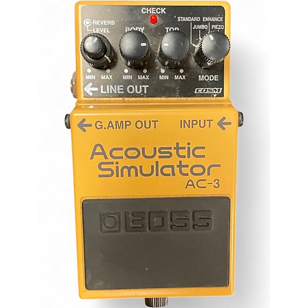 Used BOSS AC3 Acoustic Simulator Effect Pedal