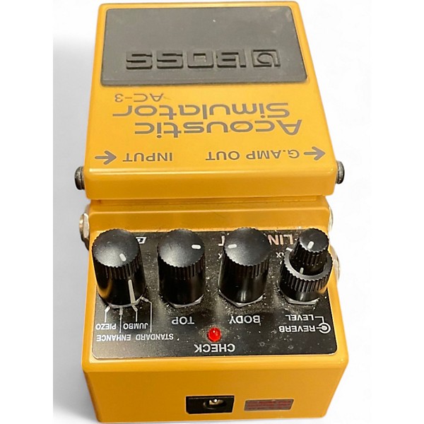 Used BOSS AC3 Acoustic Simulator Effect Pedal