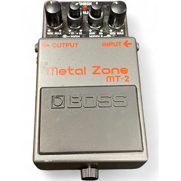 Used BOSS MT2 Metal Zone Distortion Effect Pedal