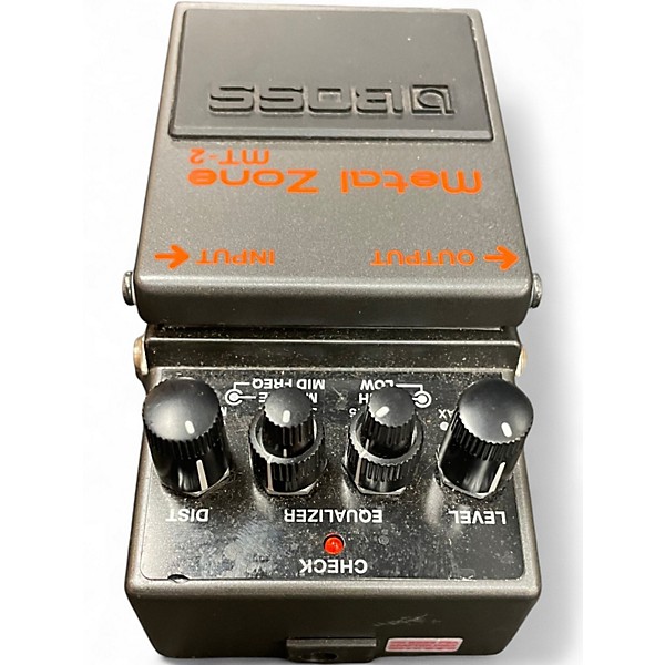 Used BOSS MT2 Metal Zone Distortion Effect Pedal
