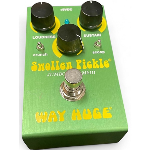 Used Way Huge Electronics WHE401 Swollen Pickle MKII Super Jumbo Fuzz Effect Pedal