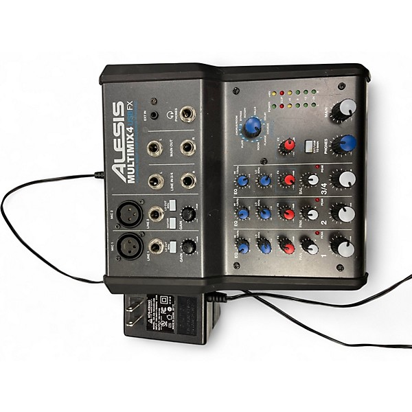 Used Alesis MultiMix 4 USB Compact Unpowered Mixer