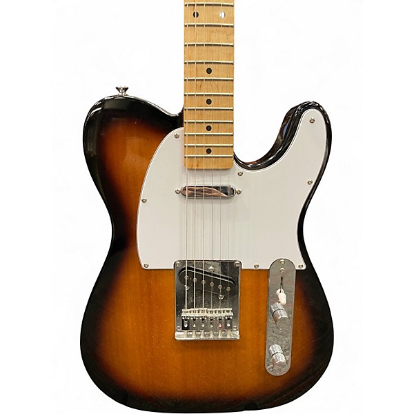Used Squier Affinity Telecaster 2 Tone Sunburst Solid Body Electric Guitar