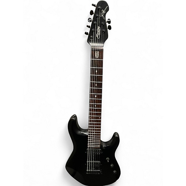 Used Sterling by Music Man JP70 John Petrucci Signature MATTE BLACK Solid Body Electric Guitar