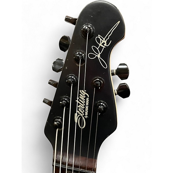 Used Sterling by Music Man JP70 John Petrucci Signature MATTE BLACK Solid Body Electric Guitar