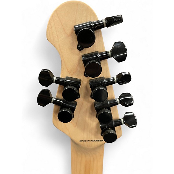 Used Sterling by Music Man JP70 John Petrucci Signature MATTE BLACK Solid Body Electric Guitar