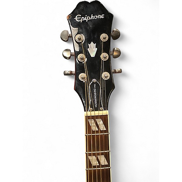 Used Epiphone Hummingbird Pro SUNBURST Acoustic Electric Guitar