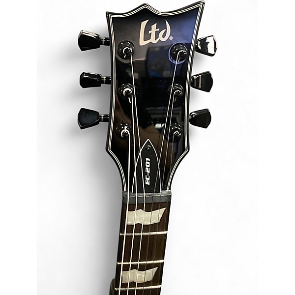 Used ESP LTD EC201 Satin Black Solid Body Electric Guitar