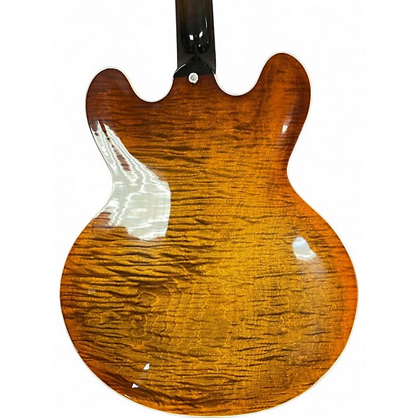 Used Gibson ES335 Figured Honey Burst Hollow Body Electric Guitar