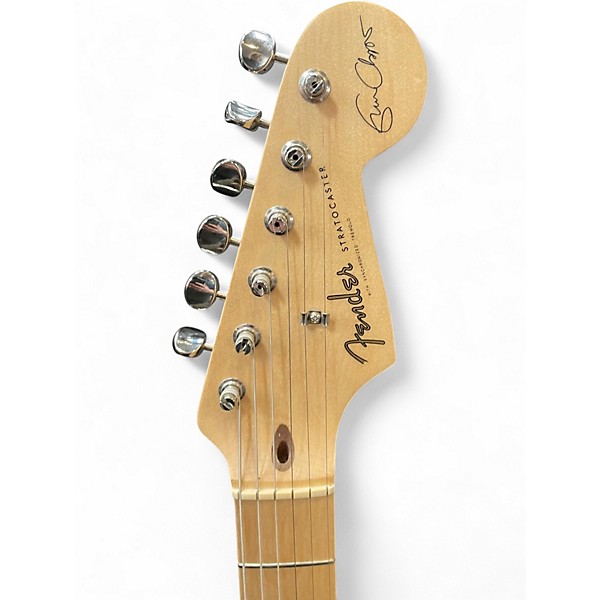 Used Fender Artist Series Eric Clapton Stratocaster Inca Silver Solid Body Electric Guitar