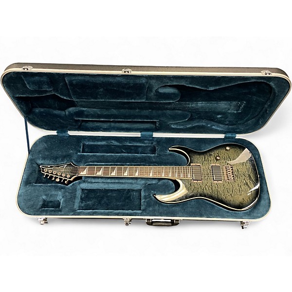 Used Ibanez RG3EXFM1 Grey Solid Body Electric Guitar