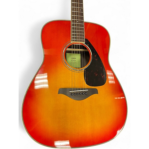 Used Yamaha FG830 Autum burst Acoustic Guitar