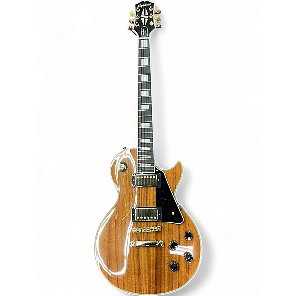 Used Epiphone Les Paul Custom Koa koa Solid Body Electric Guitar