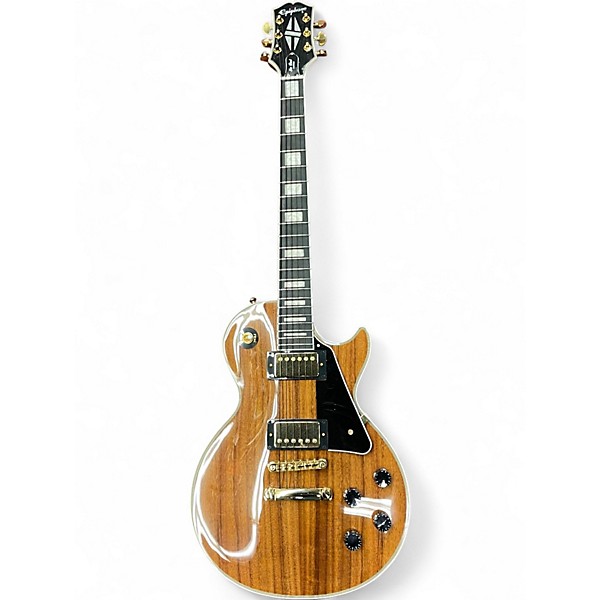 Used Epiphone Les Paul Custom Koa koa Solid Body Electric Guitar